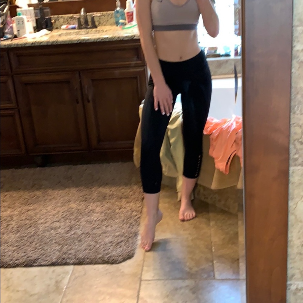 Black workout leggings